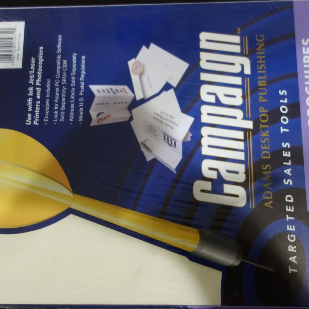 Adams Desktop Publishing Campaign Targeted Sales Tools POP-OUT BROCHURES
